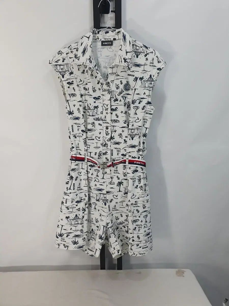 ピレッティ テソラ オールインワン ゴルフ 半袖 ハーフパンツ ベルト セット m