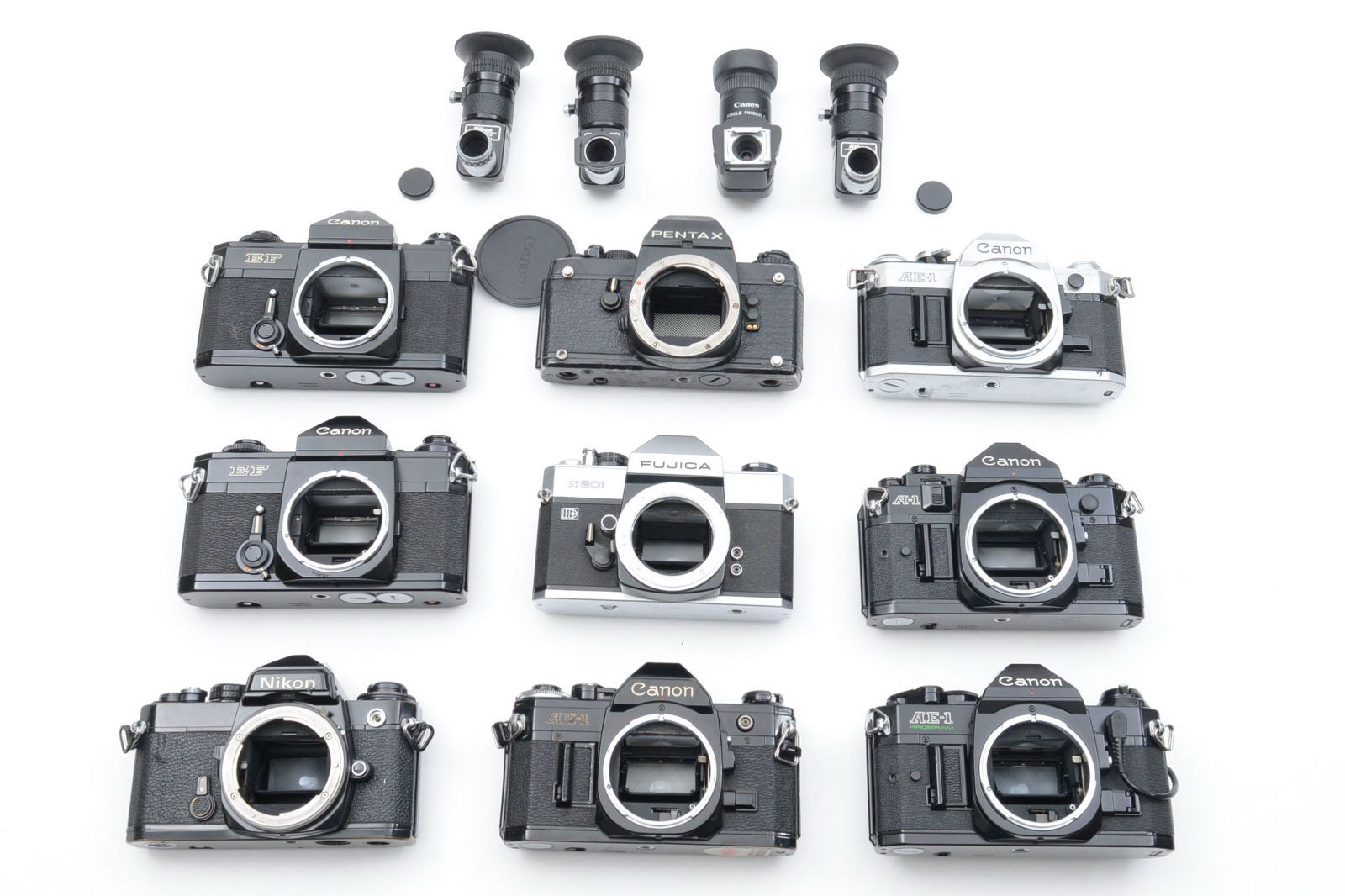 フィルムカメラ まとめ PENTAX LX Canon AE-1 Program A-1 EF Nikon FE FUJICA ST-801等