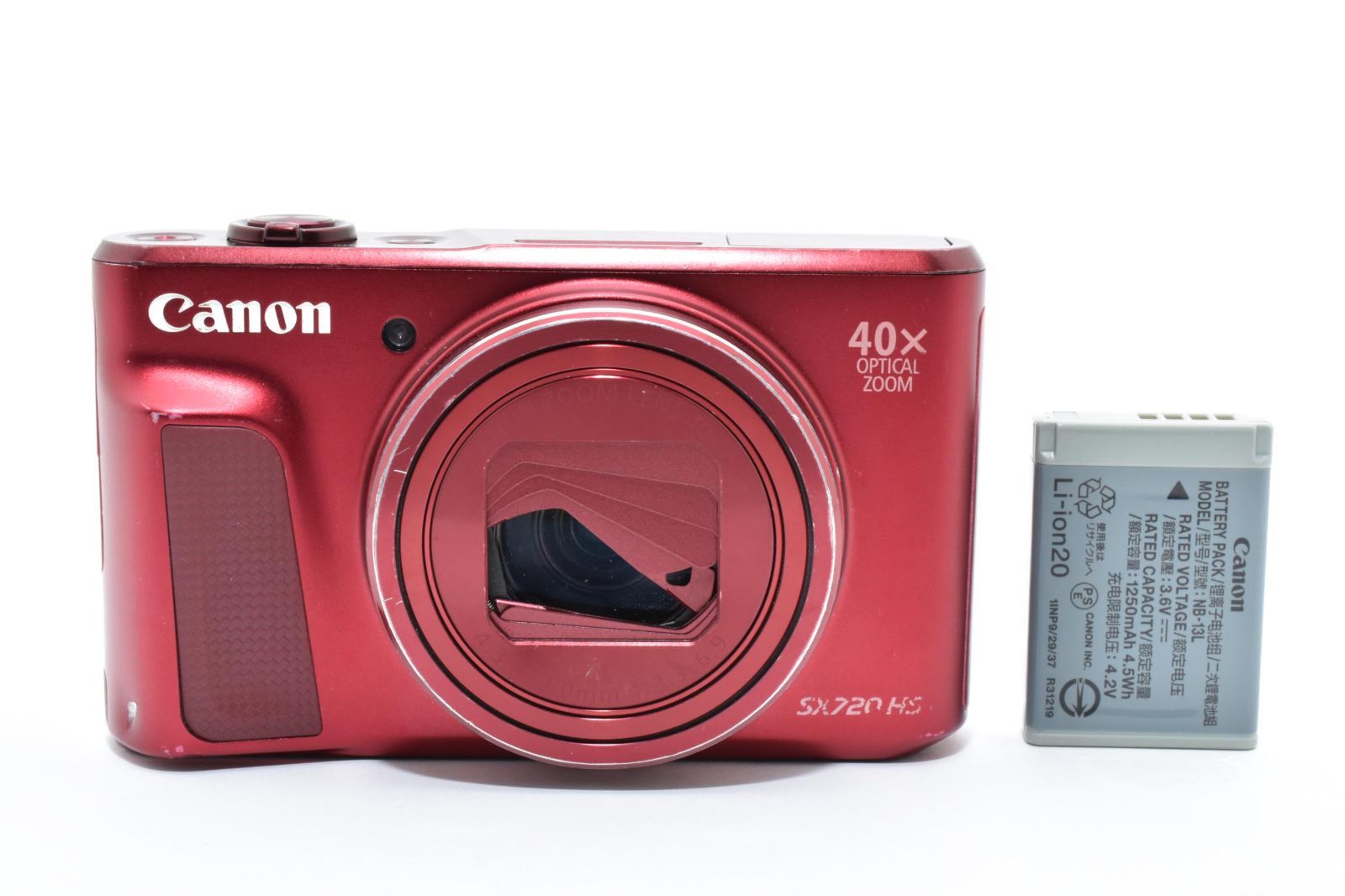 実用品 Canon キヤノン PowerShot SX 720 HS コンパクトデジタルカメラ レッド