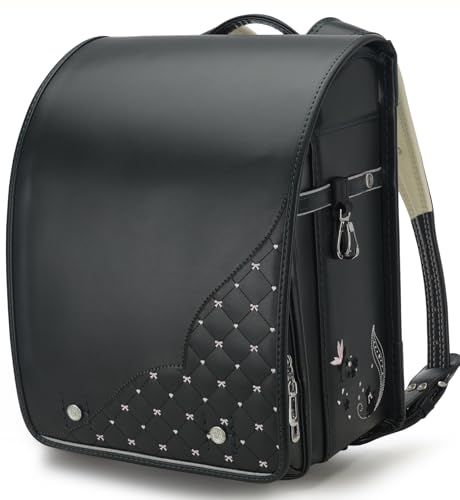 ランドセル 女の子 ワンタッチロック 軽量 豪華 刺 A 4フラットファイル対応 japanese schoolbag babr 2285 g 妖精と黒猫