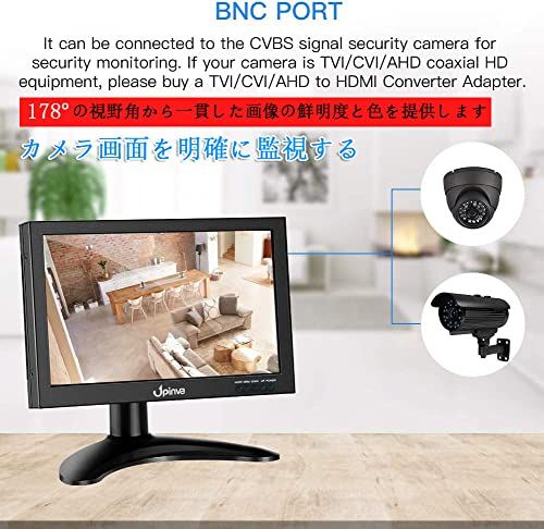 : 10.1インチモニター 10.1インチセキュリティモニター 10.1インチ Haiway リモートコントロール 1080P⁄1080i PC⁄BNC⁄VGA⁄AV⁄HDMI⁄USB。 内蔵デュアルスピーカー 16:10 HDMI入力 ビデオディスプレイ 1280x800解像度 リモコン付き セキュリティ監視モニター 10.1インチLCD液晶モニタ一体型