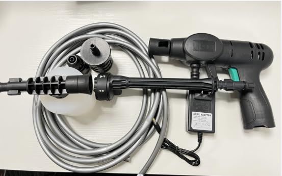 コードレス高圧洗浄機 充電式 水道直結不要 大容量バッテリー 軽量 強力噴射 家庭用 洗車 自転車 庭掃除に BOTI 07