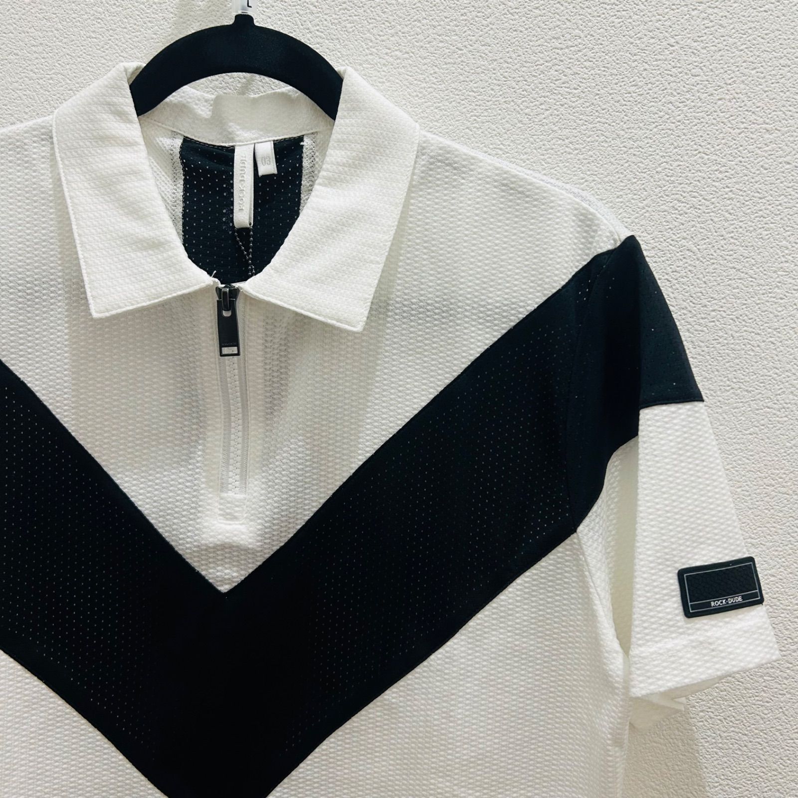 30%OFF】ROCK DUDE ロックデュード 11-145303 メンズ ポロシャツ V