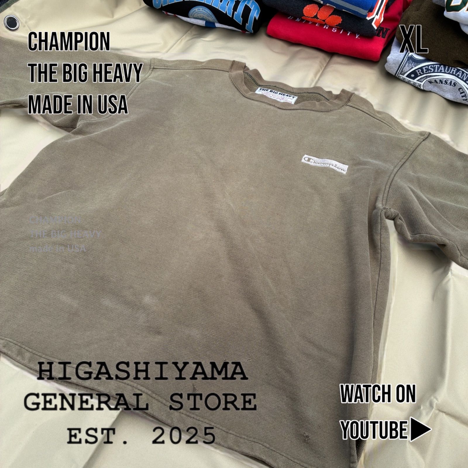 90s USA製 チャンピオン The お買い得品 Big Heavy XL 激フェード 襤褸