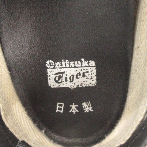  オニツカタイガー Onitsuka Tiger NIPPON MADE MEXICO 66 DELUXE スニーカー ローカット レザー レースアップ 26.5 cm 黒 ブラック AH 1 GY 01 その他 トップス