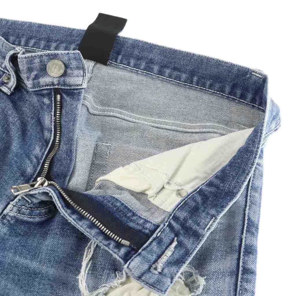 エーケーエム AKM パッチワークデニム CNU091 パンツ ジーンズ ジップ