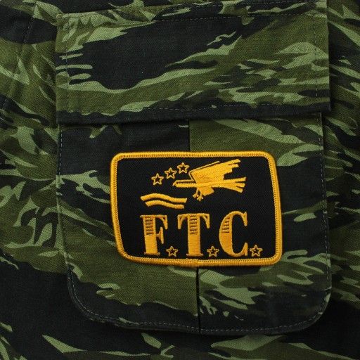 エフティーシー FTC カバーオール ミリタリージャケット S 緑 グリーン