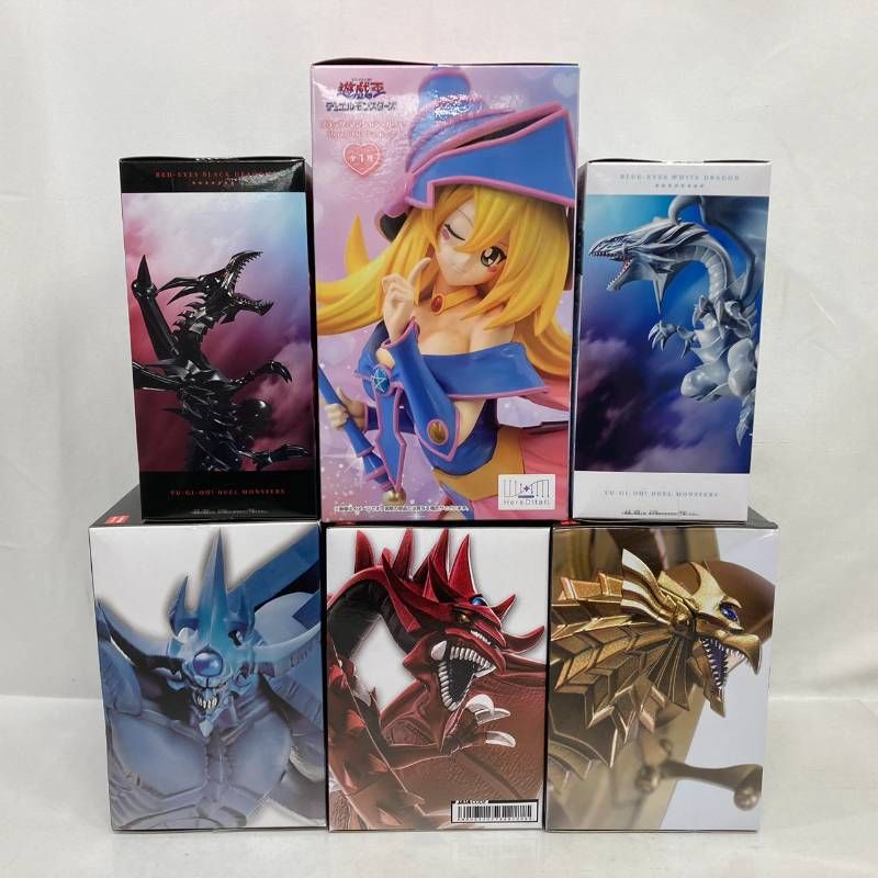 【未開封】遊戯王 プライズフィギュア 6体セット 未開封 遊戯王 プライズ フィギュア 6体まとめ セット / ブラック