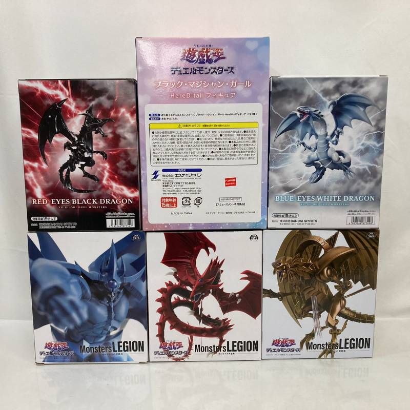 未開封 遊戯王 プライズ フィギュア 6体まとめ セット / ブラック