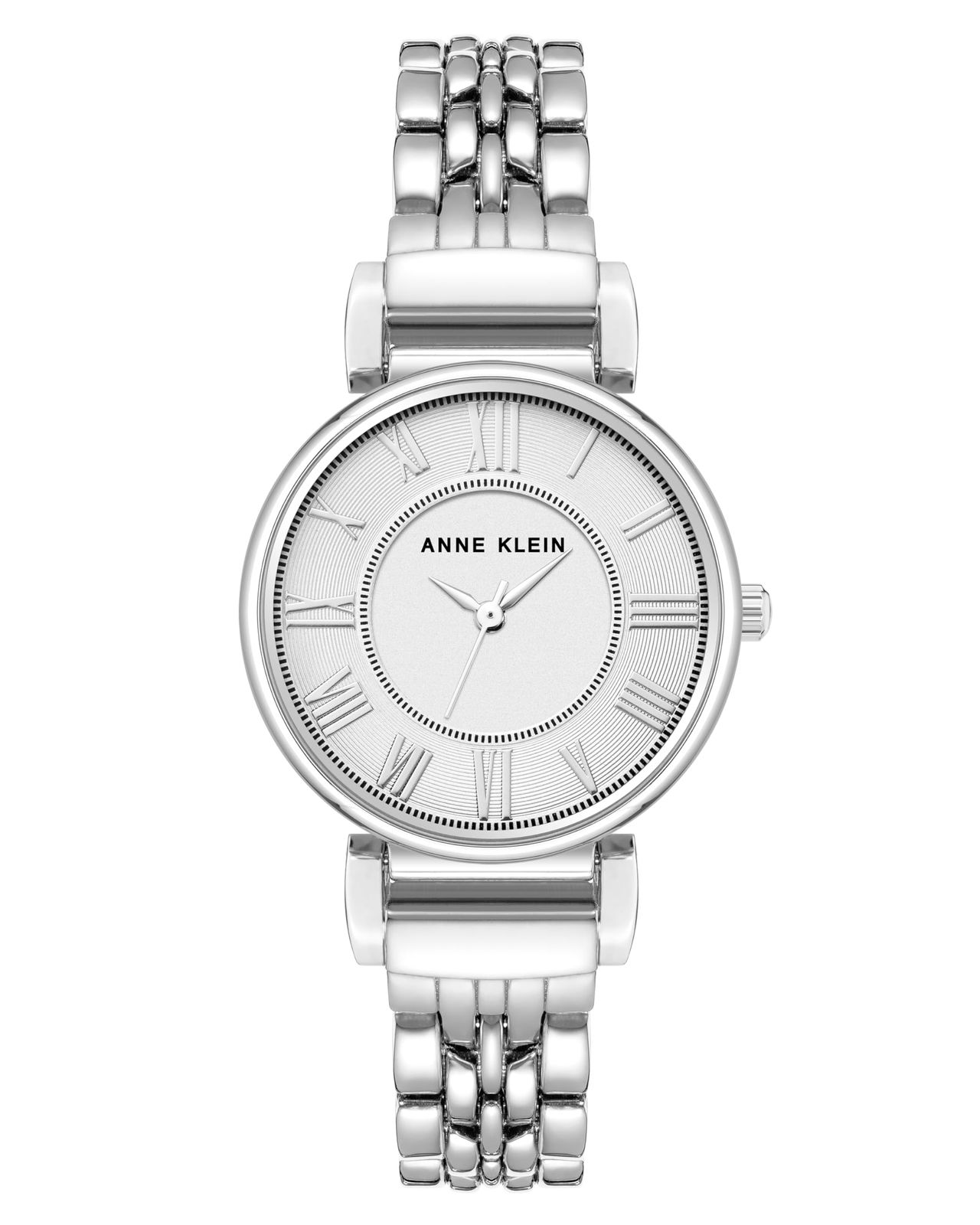 Anne Klein Women s AK Silver Stainless Steel Japanese Quartz Fashion Watch シルバー