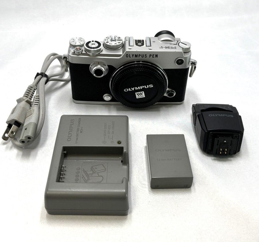 オリンパス PEN F ボディ シルバー ミラーレスカメラ ミラーレス一眼 デジタルカメラ