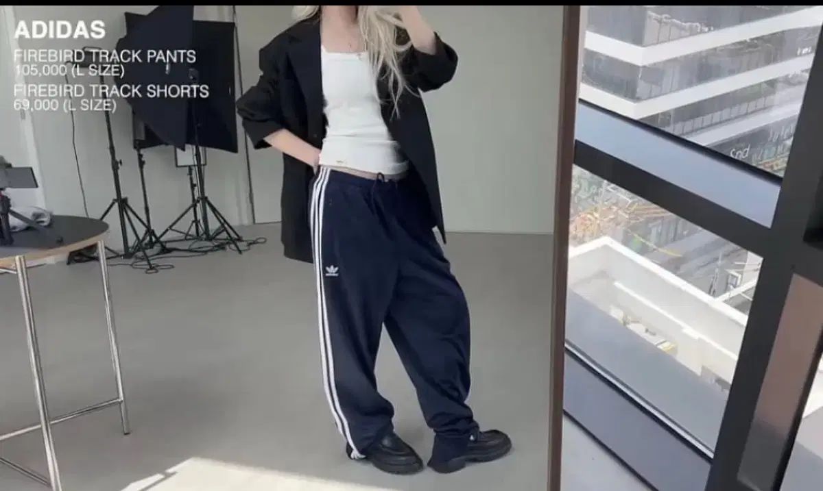 アディダス ファイヤーバード トラックパンツ Indigo IM 9471