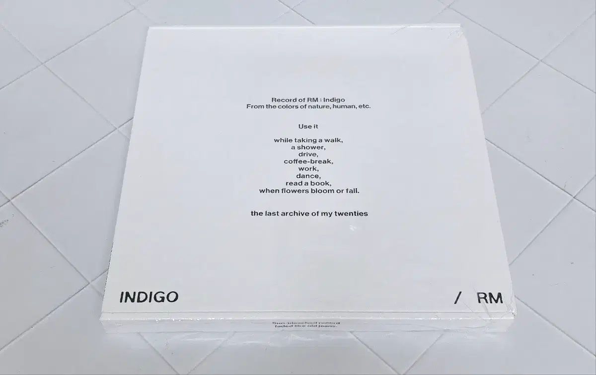 BTS アルエム Indigo LP 未開封 BTS RM INDIGO LP - メルカリ