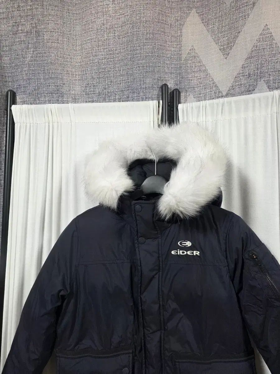  アイダー キッズ リバーシブル グースダウン ロング丈 ダウンジャケット 130 8-9 その他 ジャケット ブルゾン