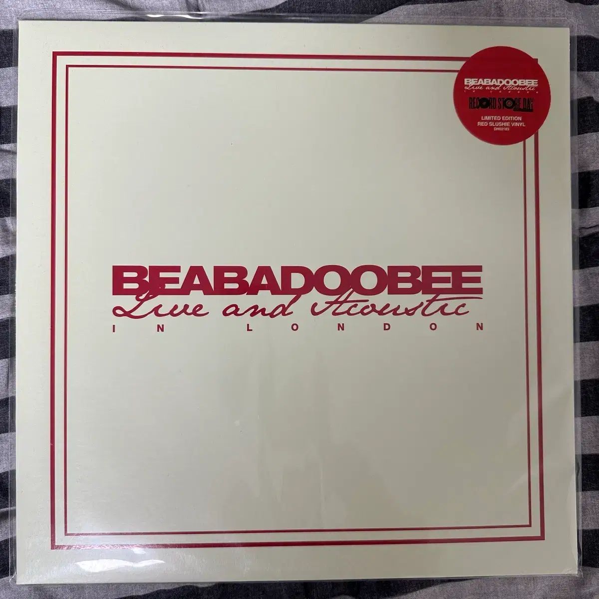 ビバドゥビ beabadoobee RSD Live in london lp