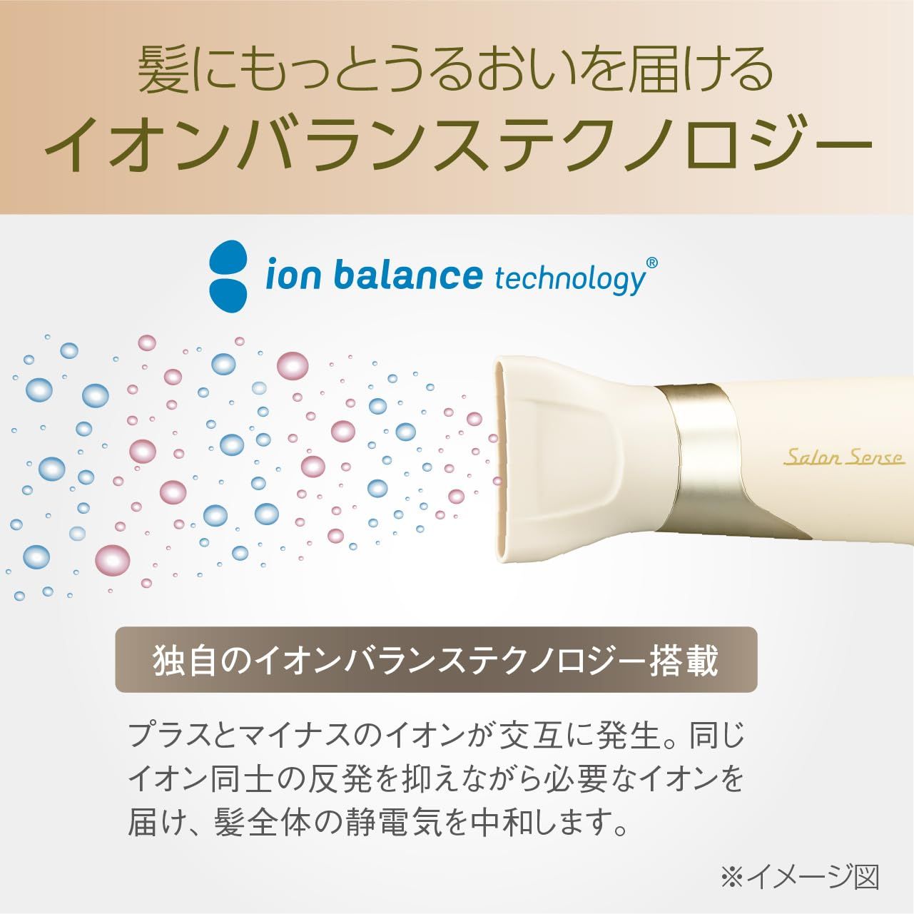 コイズミ ヘアドライヤー イオン ンス ハイスピード サロンセンス ブラシレスDCモーター 温冷自動切替 5段階風量調節 スカルプ機能 コンパクト 折りたたみ式 アイボリー KHD プラス マイナスイオン搭載 T字型 折りたたみ