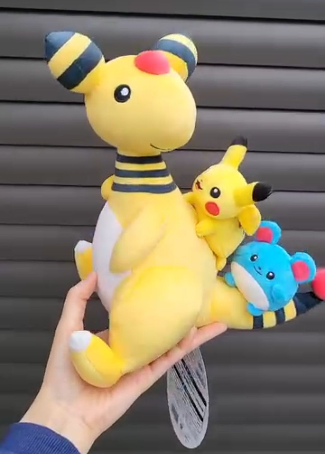 ぬいぐるみ デンリュウとピカチュウとマリル ポケモンセンター