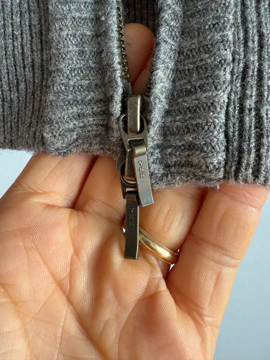  La Pelliccia レックスファー-カシミア フードジップアップ パーカー トップス