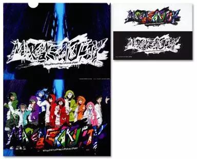 中古】クリアファイル B.集合 クリアファイル＆ステッカーセット