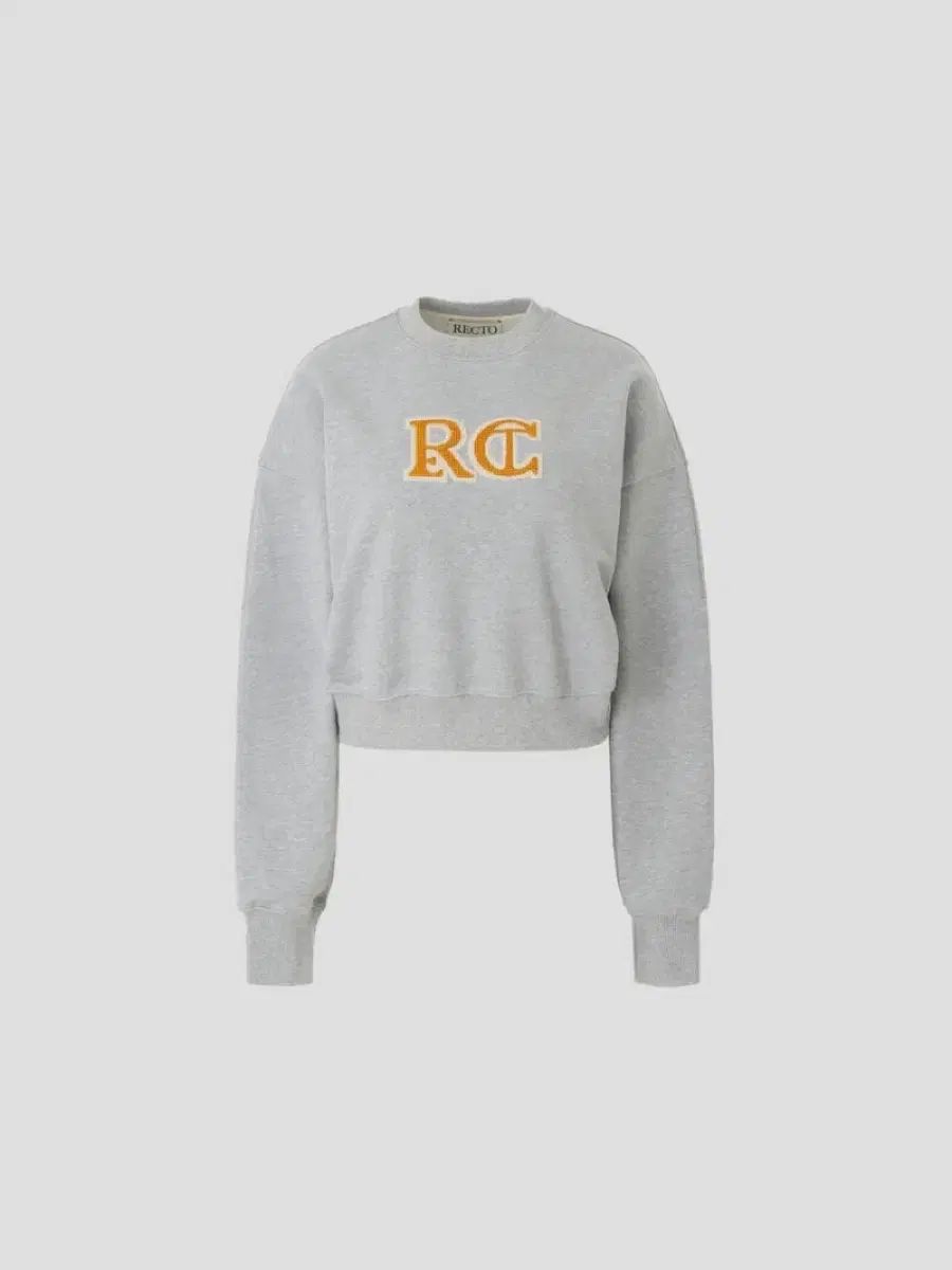 ウィメンズ レクト RC エンブロイダード ロゴ 刺繍 Classic スウェット グレー