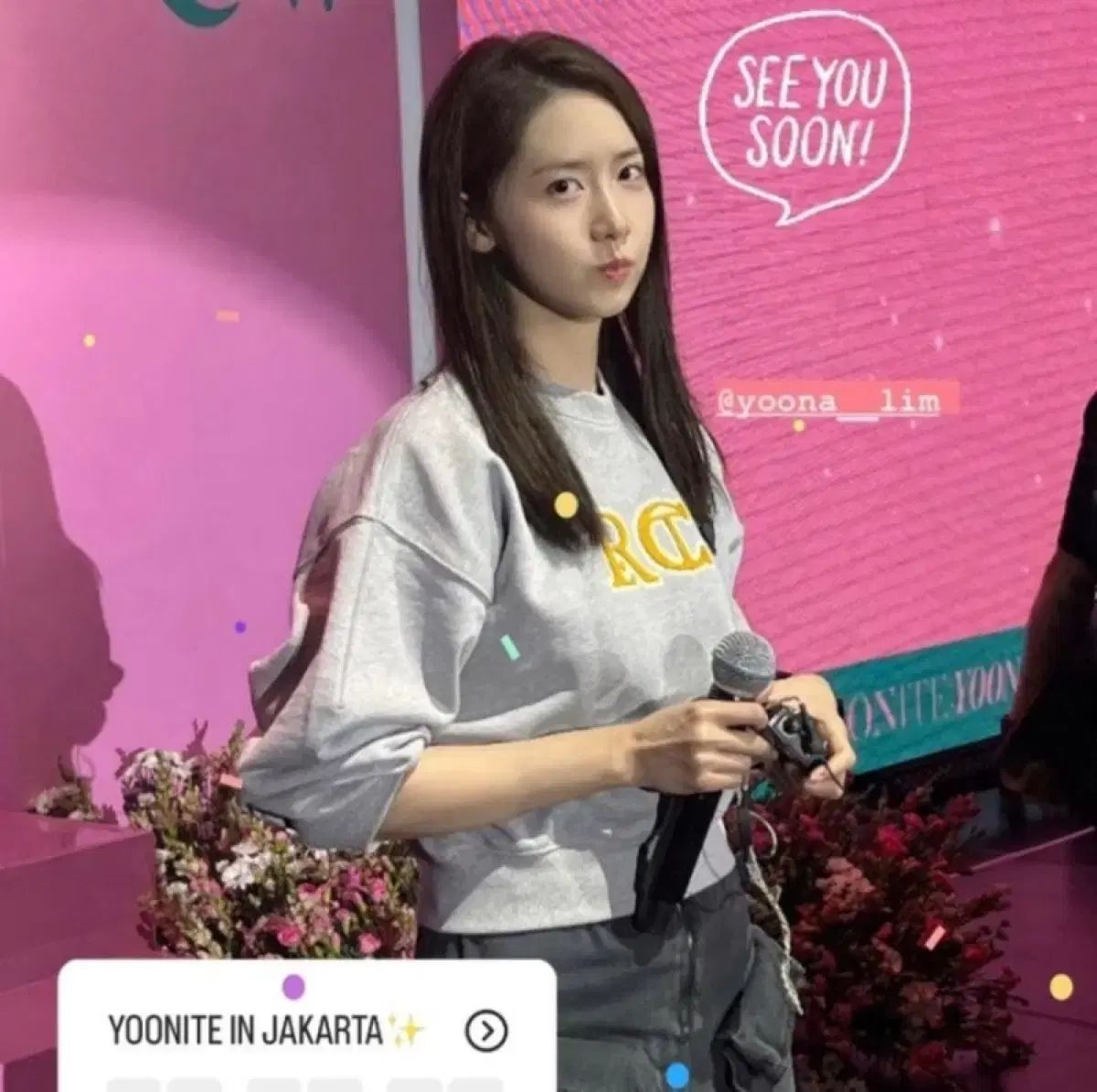 ウィメンズ レクト RC エンブロイダード ロゴ 刺繍 Classic スウェット グレー