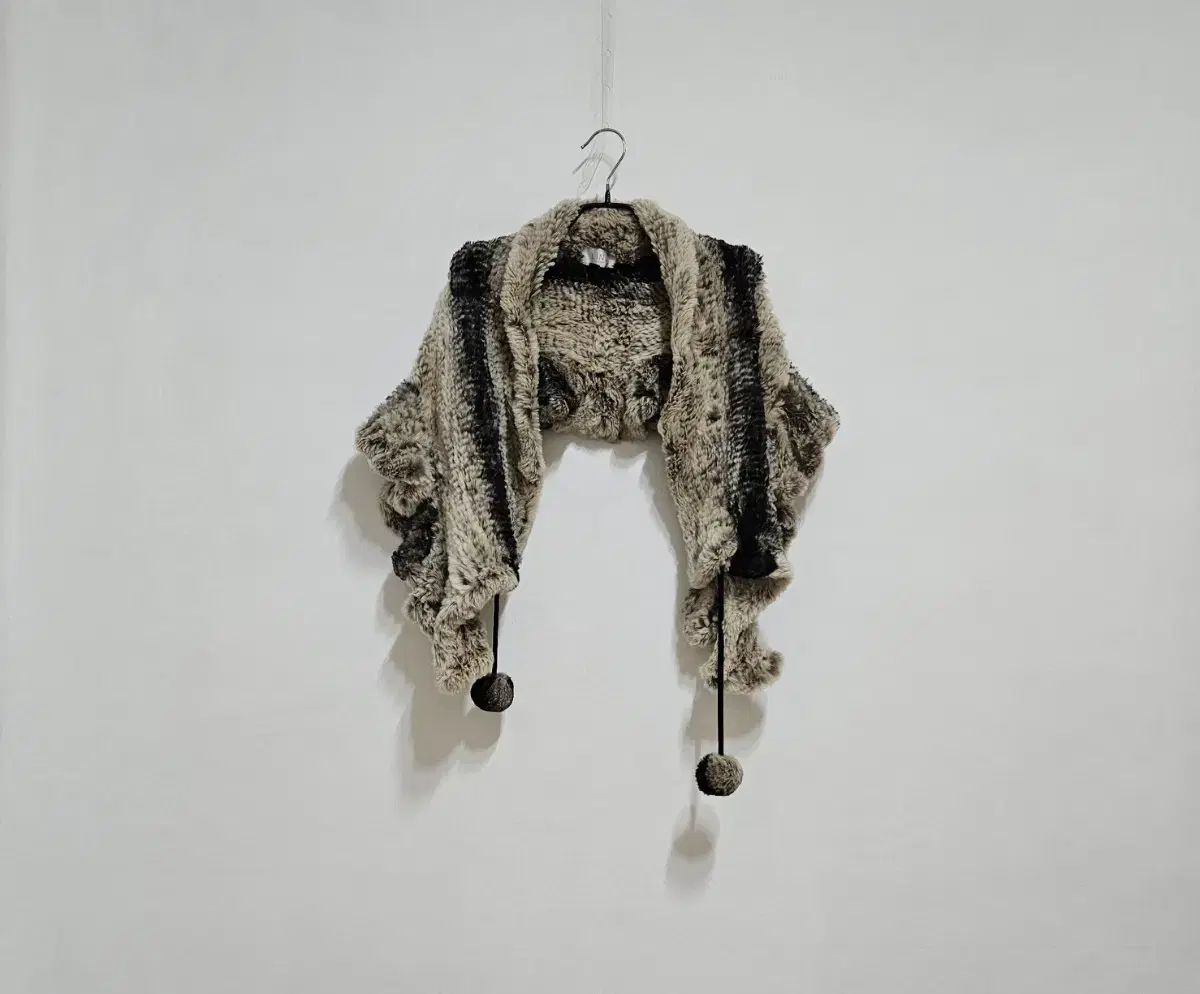 LINE ラビット BIGショール マフラー