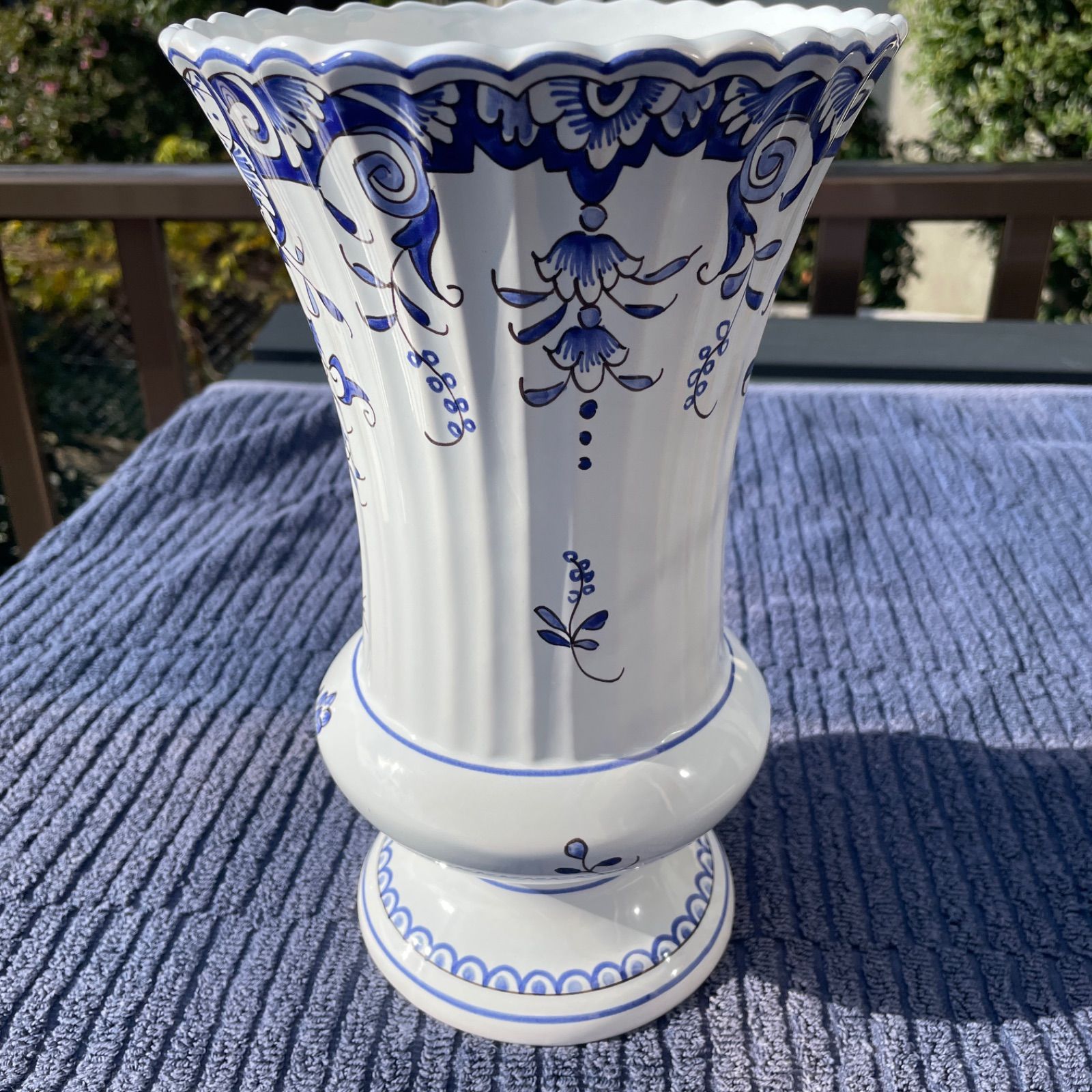 Déco Fait H フランスルーアン焼き（Rouen ware） 花器 新品 - メルカリ