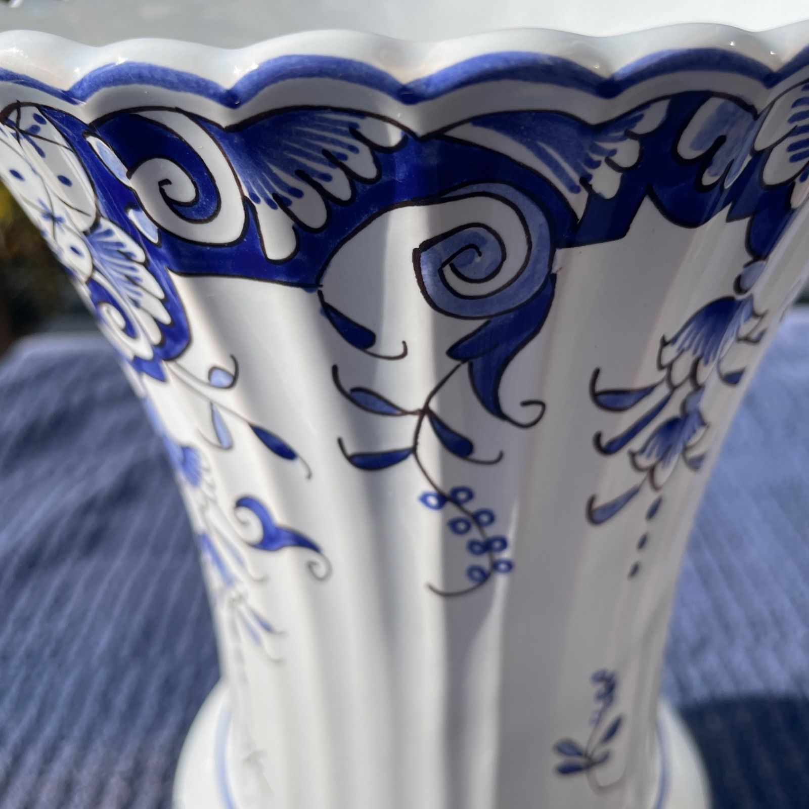 Déco Fait H フランスルーアン焼き（Rouen ware） 花器 新品 - メルカリ