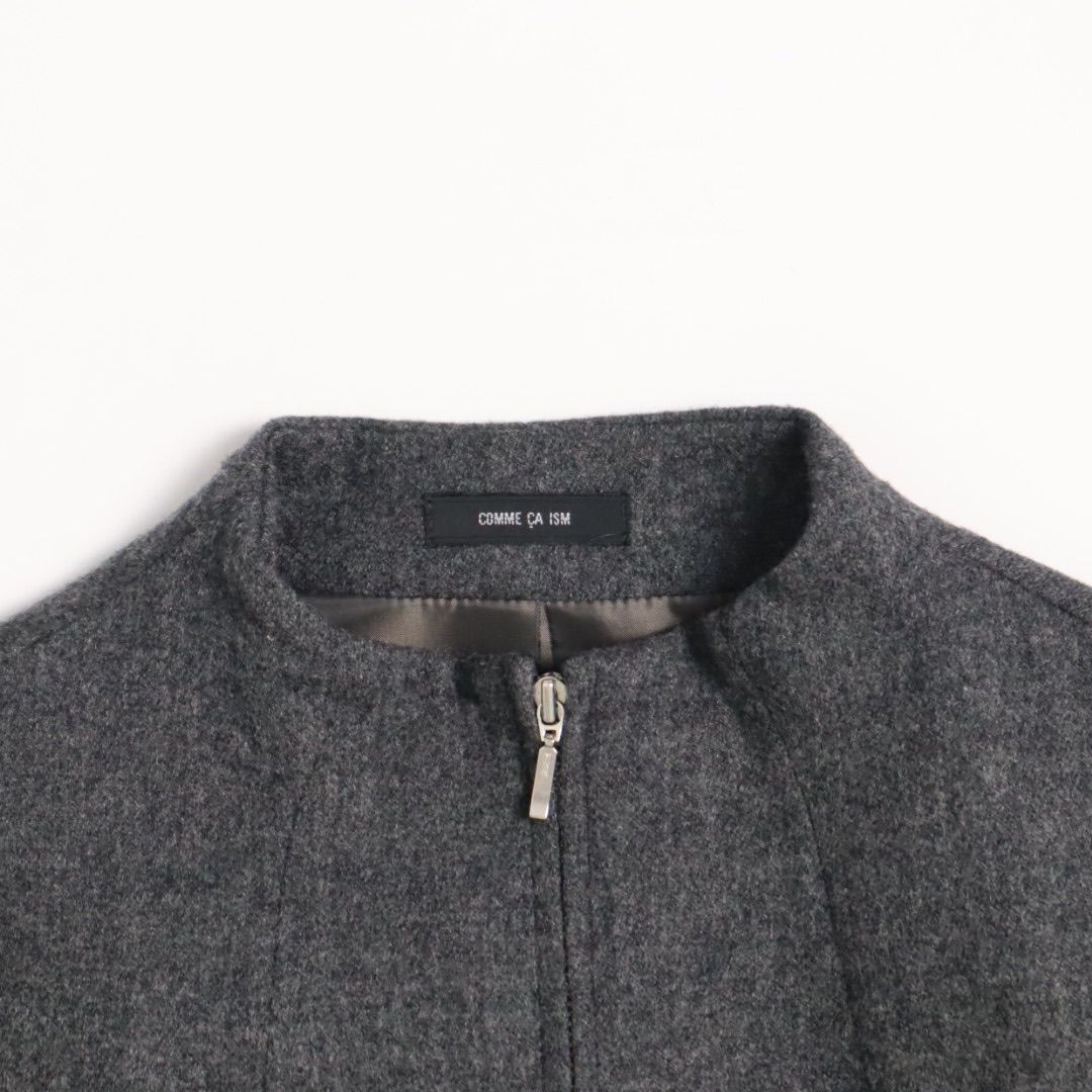  00 s archive y 2 k comme ca ism ウール ブルゾン モード アーカイブ ジャンパー ブルゾン ジャケット アウター
