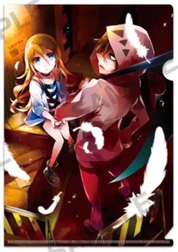 中古】クリアファイル レイ＆ザック(室内) 「殺戮の天使 ぷちクリア