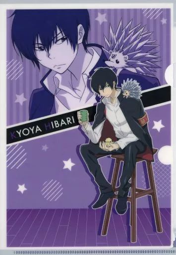 中古】クリアファイル 雲雀恭弥＆ヒバード＆ロール 「家庭教師