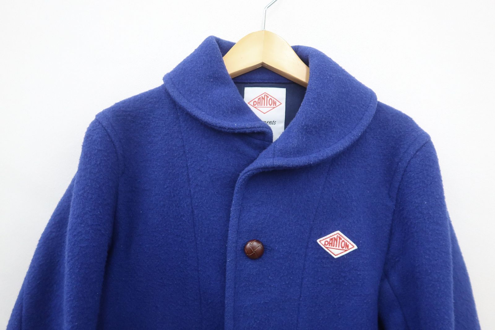☆2313☆DANTON ダントン JD-8237 WOM 丸襟ウールモッサジャケット 38