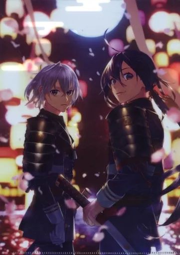 中古】クリアファイル 鯰尾藤四郎＆骨喰藤四郎 灯結び展描きおろし