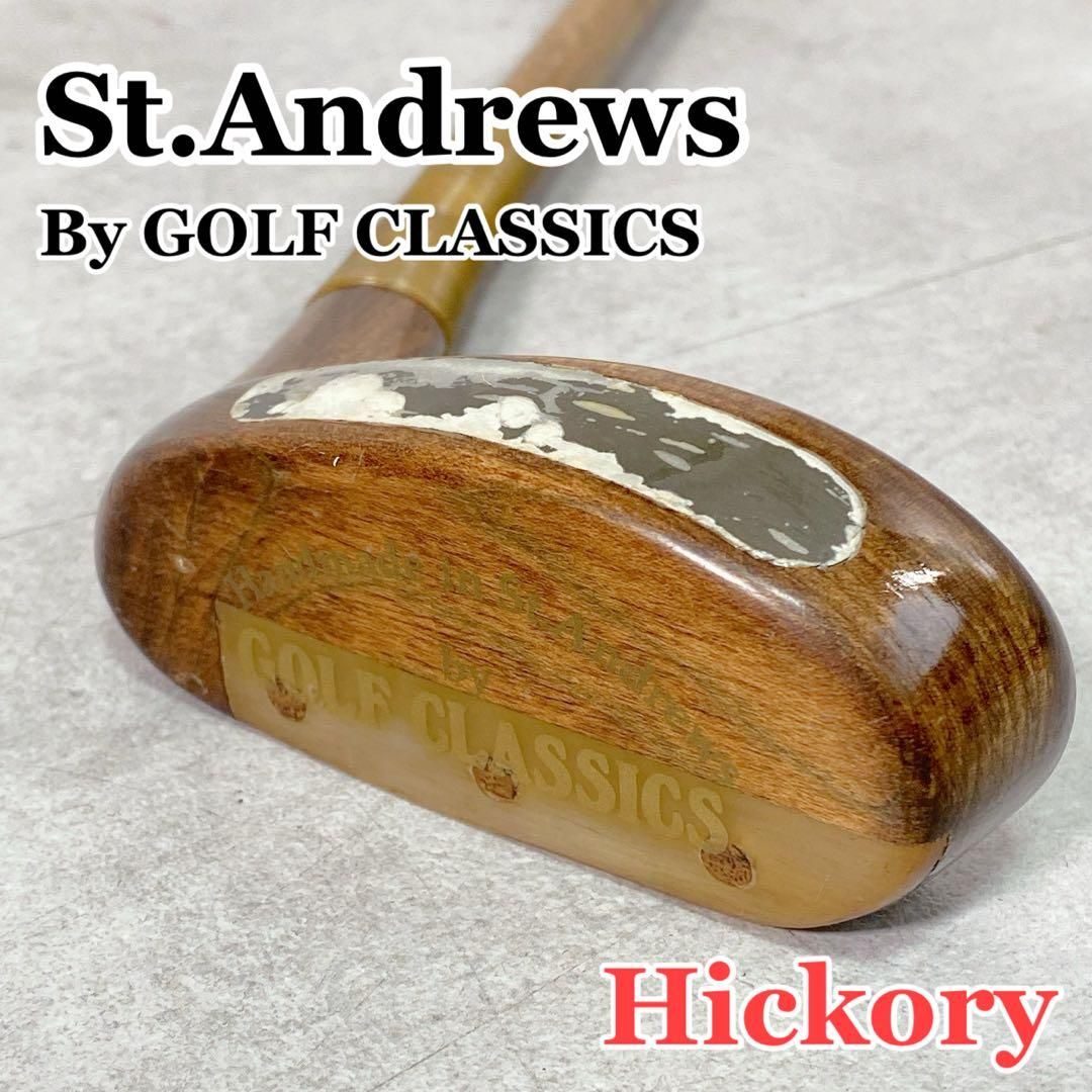 左用　St.Andrews セントアンドリュース　ヒッコリー 木製 パター 左用 St.Andrews セントアンドリュース ヒッコリー 木製 パター Yahoo