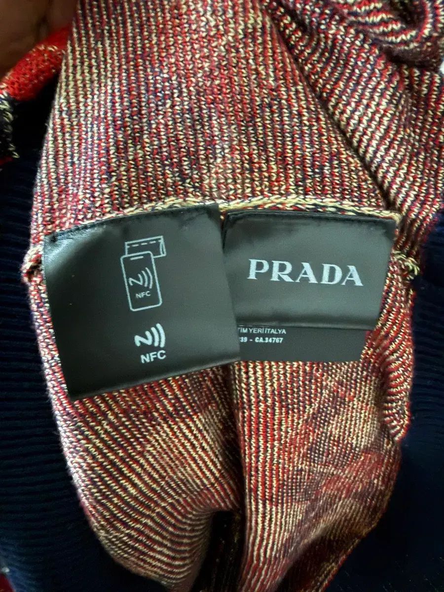 プラダ アーガイル CHECK メンズ コットン Vネック ニット 52 - メルカリ