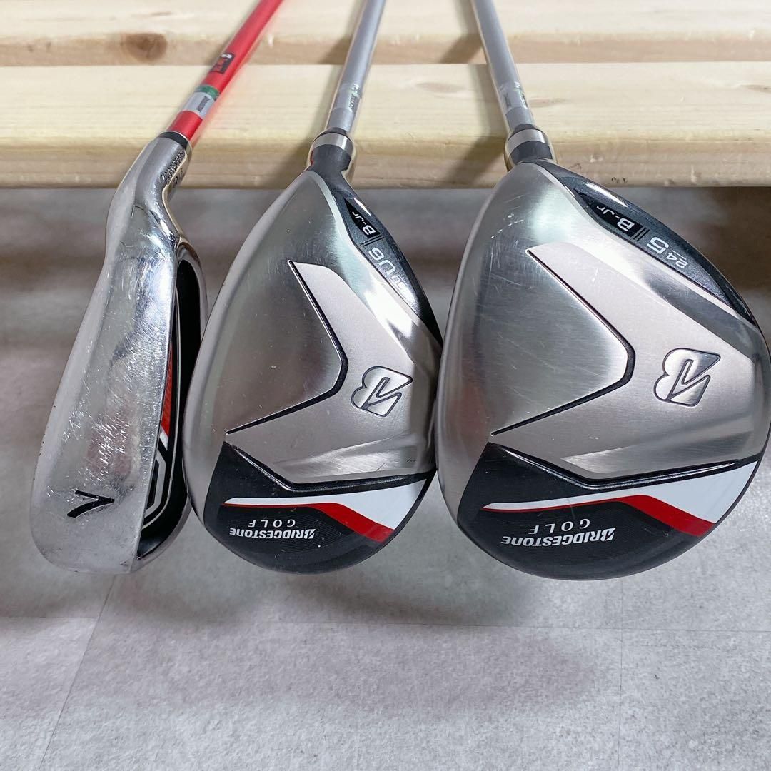 V547 BRIDGESTONE Jr クラブ 3本セット 子供用 小学生 購入