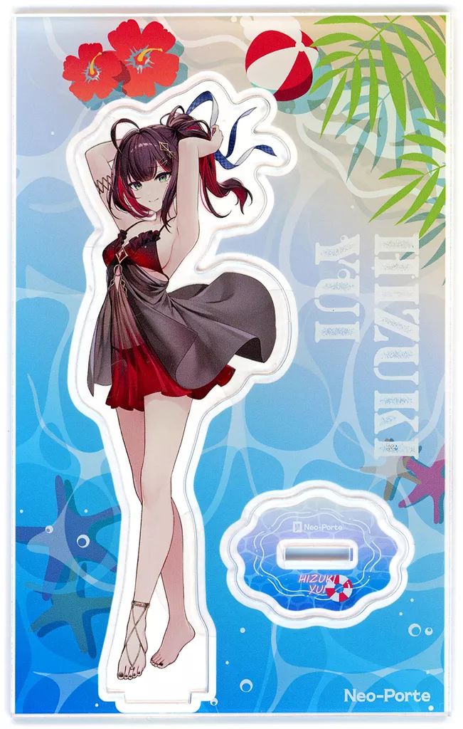 緋月ゆい　ネオポルテ 南国ビーチ アクリルスタンド 中古】アクリルスタンド・アクリルパネル 緋月ゆい アクリルスタンド
