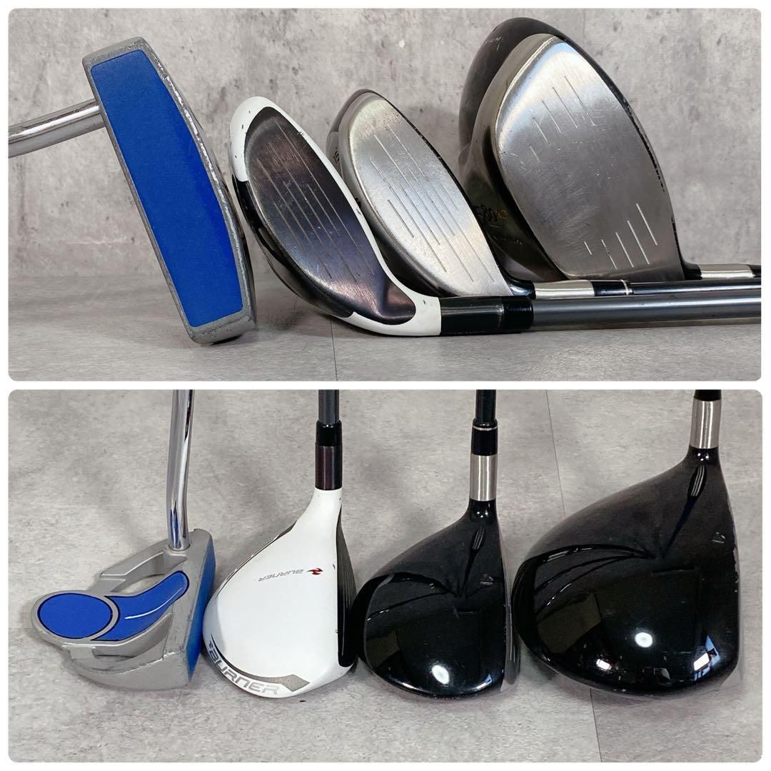 V571 テーラーメイド 他 メンズ ゴルフ クラブ セット S200 S 青