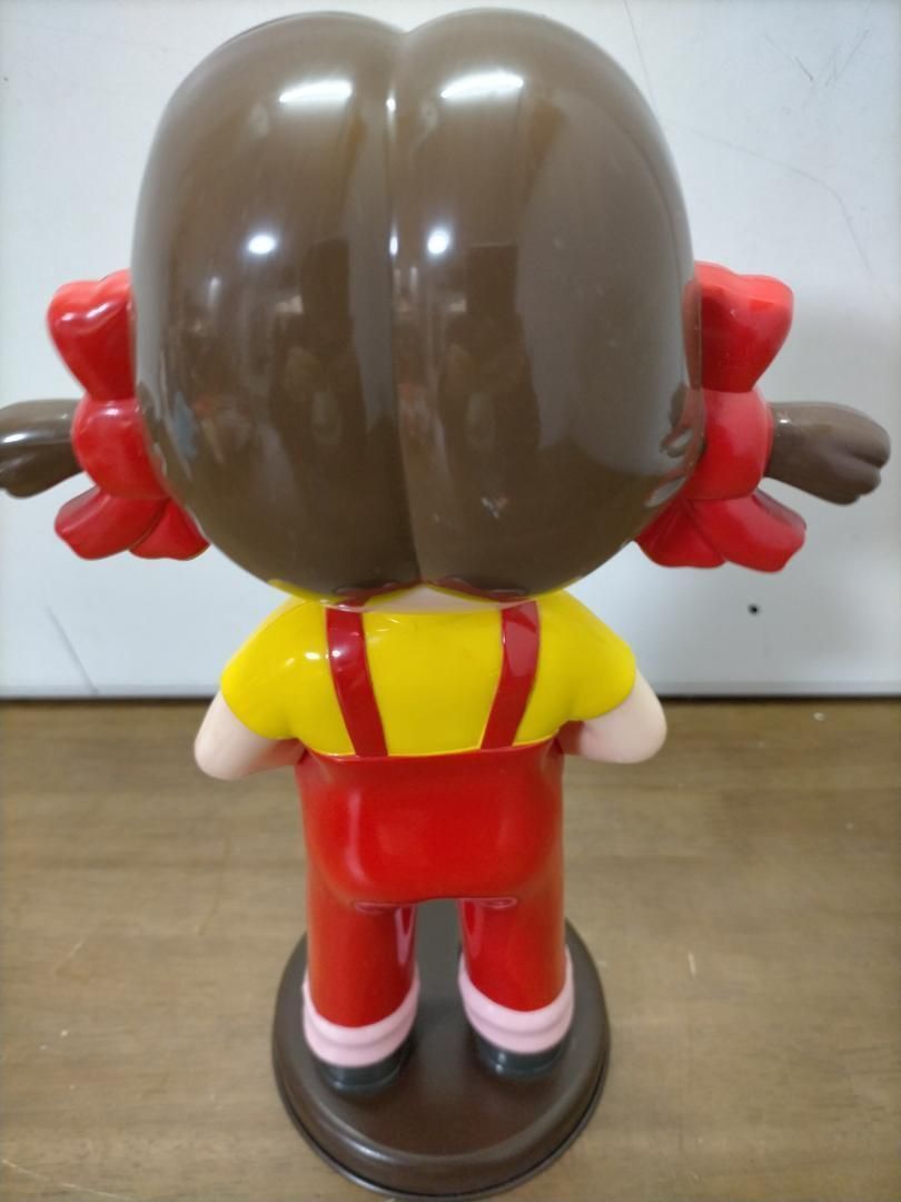 TS＊ 不二家 ペコちゃん 首振り人形 茶色台座 非売品 セブンイレブン