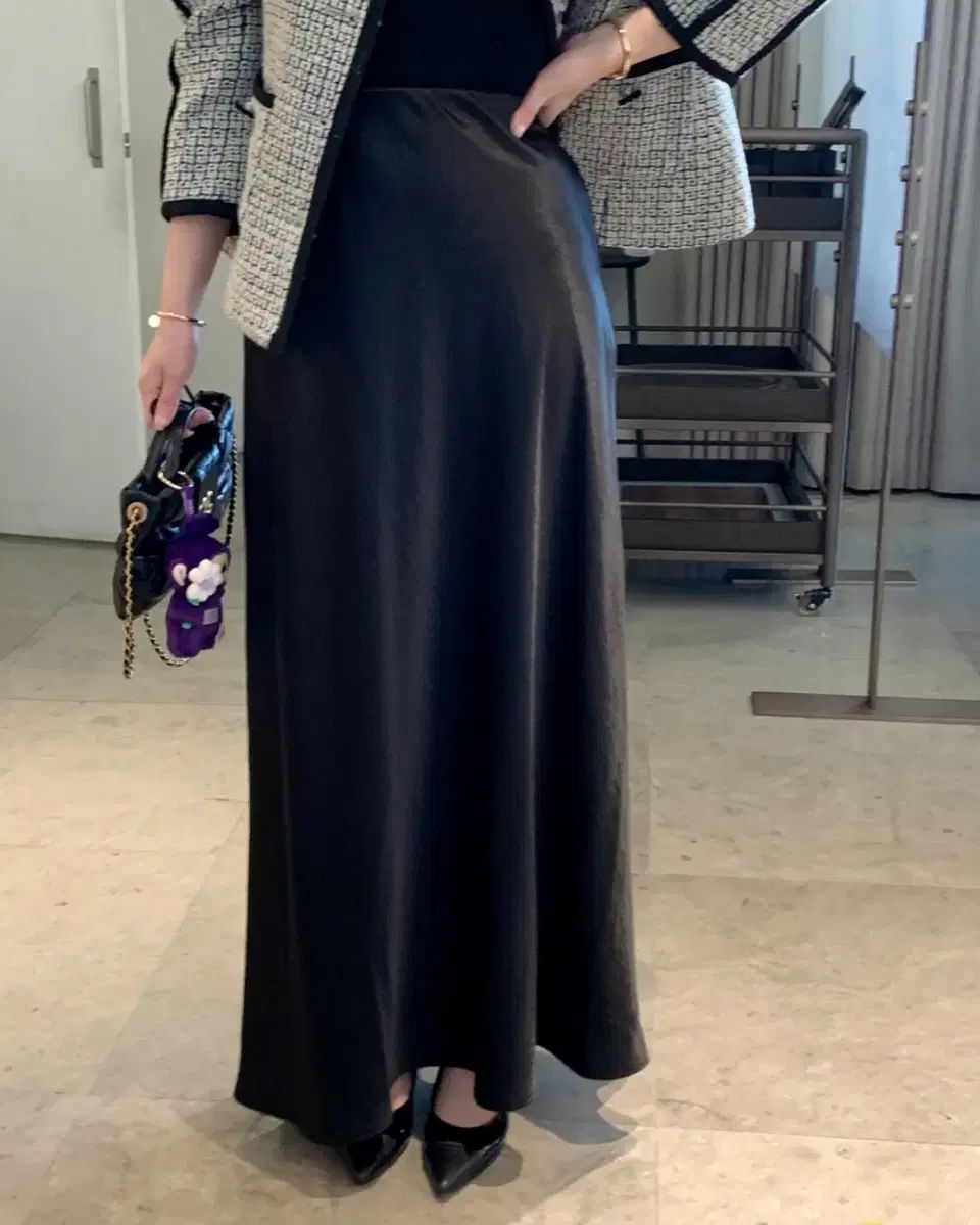 バイシーニ製作シルケットスカート ブラック large