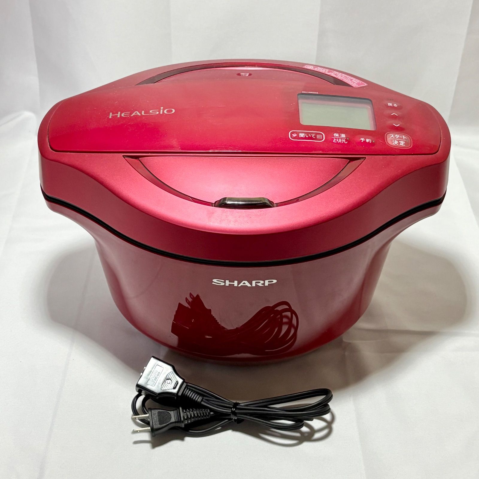 SHARP シャープ ヘルシオ ホットクック KN-HW24E 赤 レッド - メルカリ