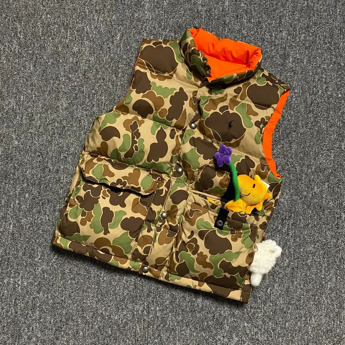 POLO Duck-camo Reversible padded vest