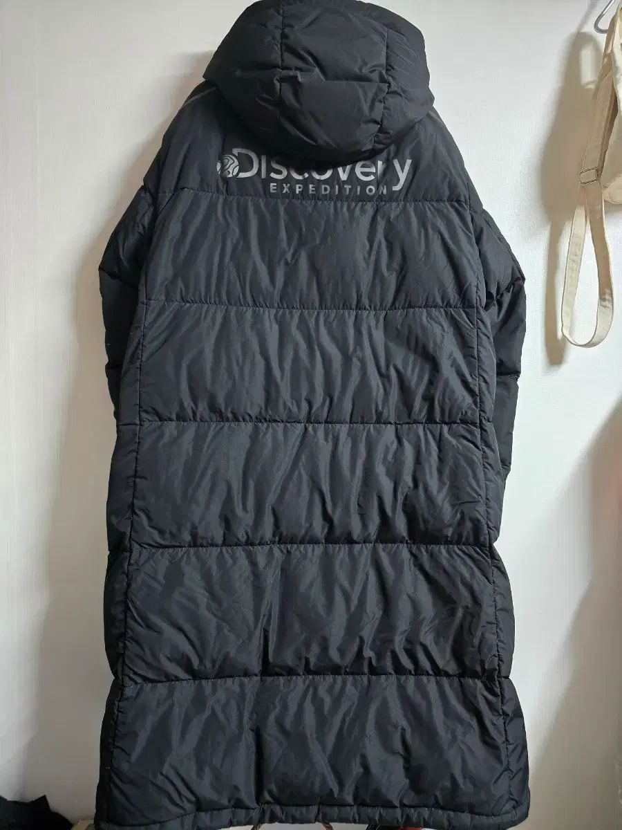 DISCOVERY ダウンジャケット ロング丈 ブラック