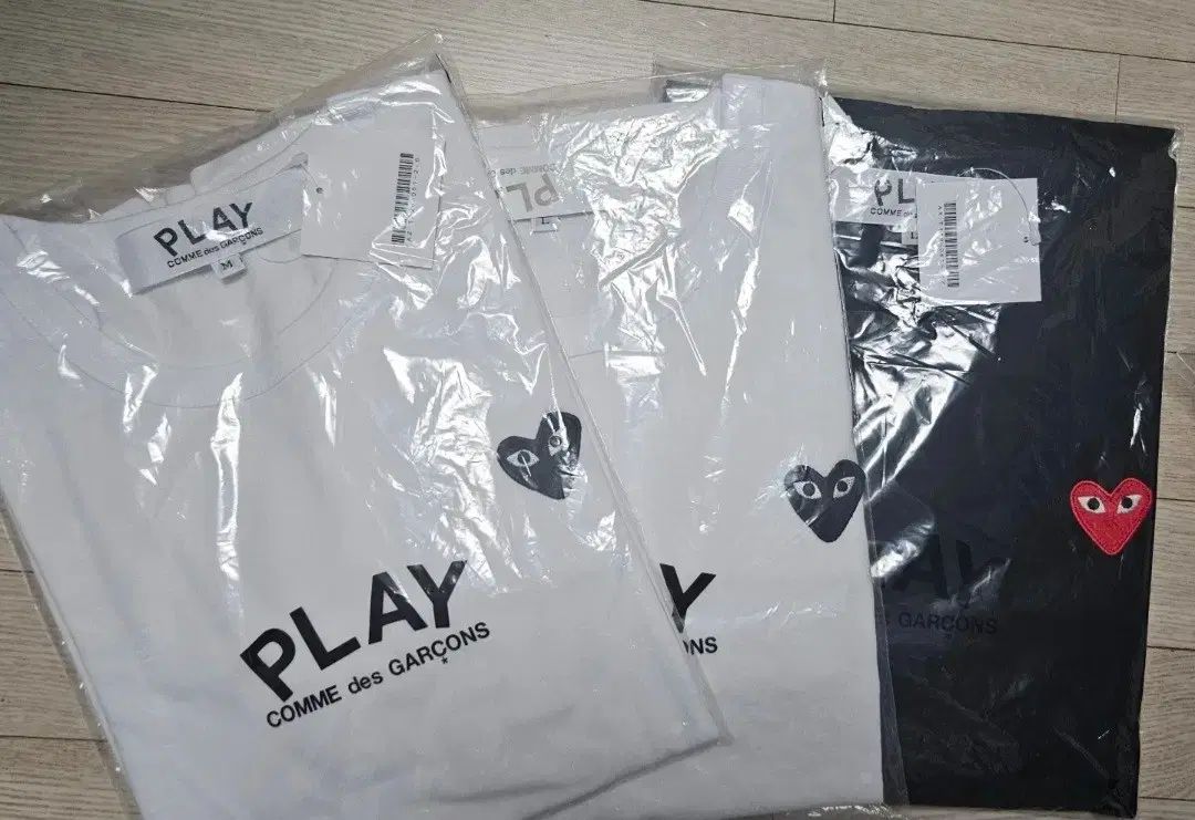 コム デ ギャルソン PLAY ロングスリーブ Tシャツ M