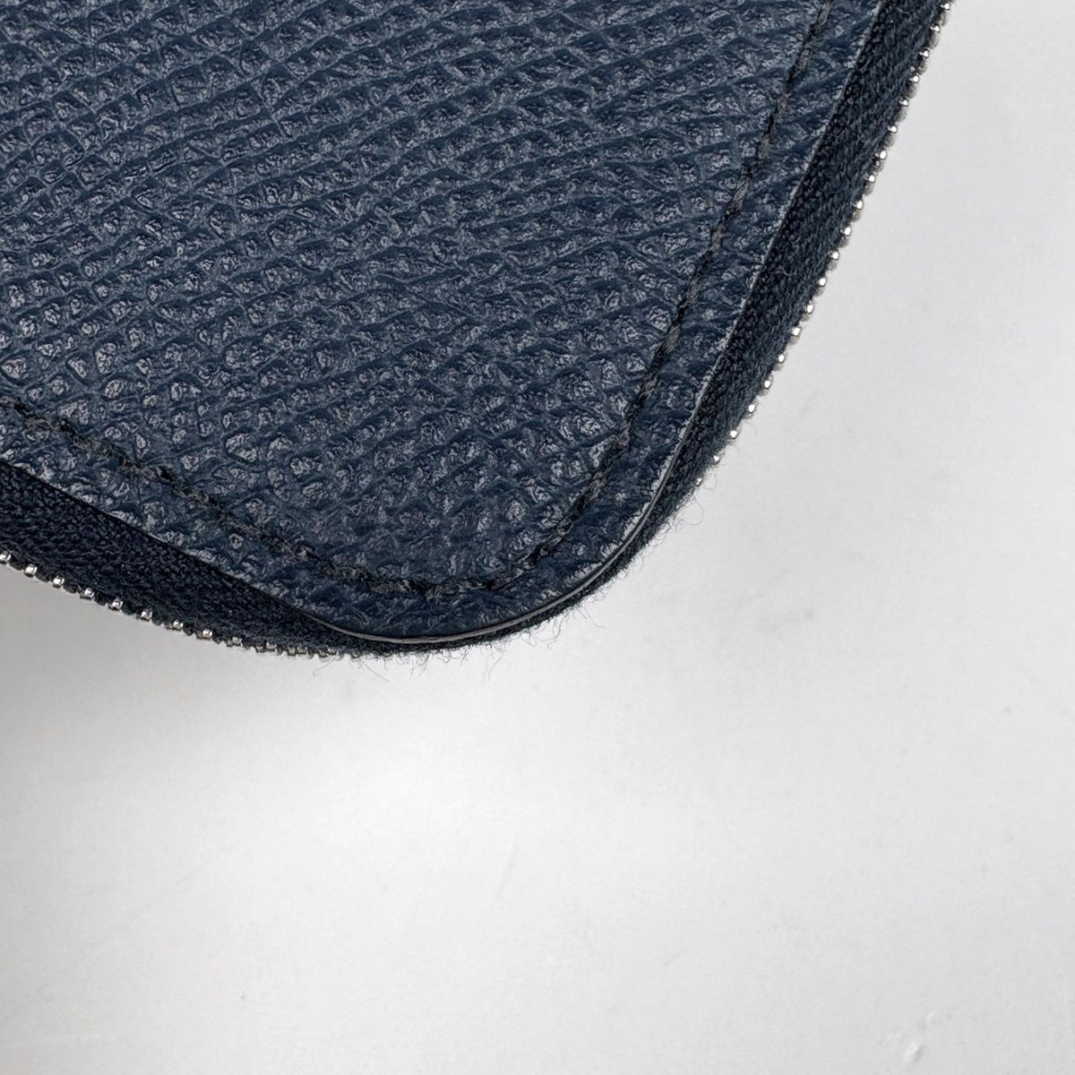  エルメス HERMES アザップコンパクト シルクイン コインパース コインケース レザー ネイビー レディース コインケース 小銭入れ 小物