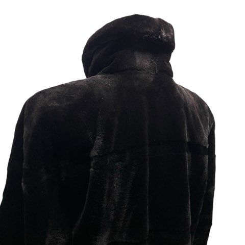 サガミンク SAGA MINK ブラックミンク MINK 毛皮コート リアルファー