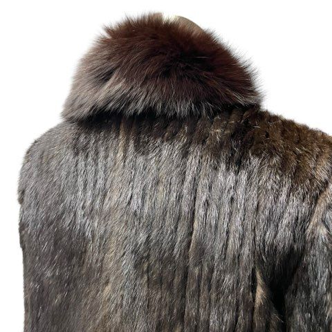 chombert PARIS MINK FOX ミンク フォックス 毛皮 ドッキングコート