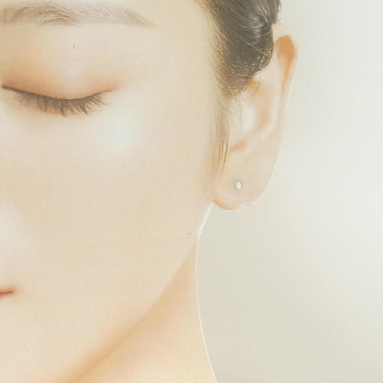  PT 900 ダイヤモンド ピアス 0.050 CT イヤリング アクセサリー