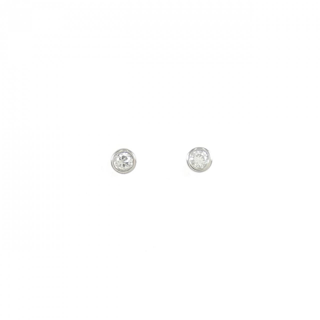 PT 900 ダイヤモンド ピアス 0.050 CT