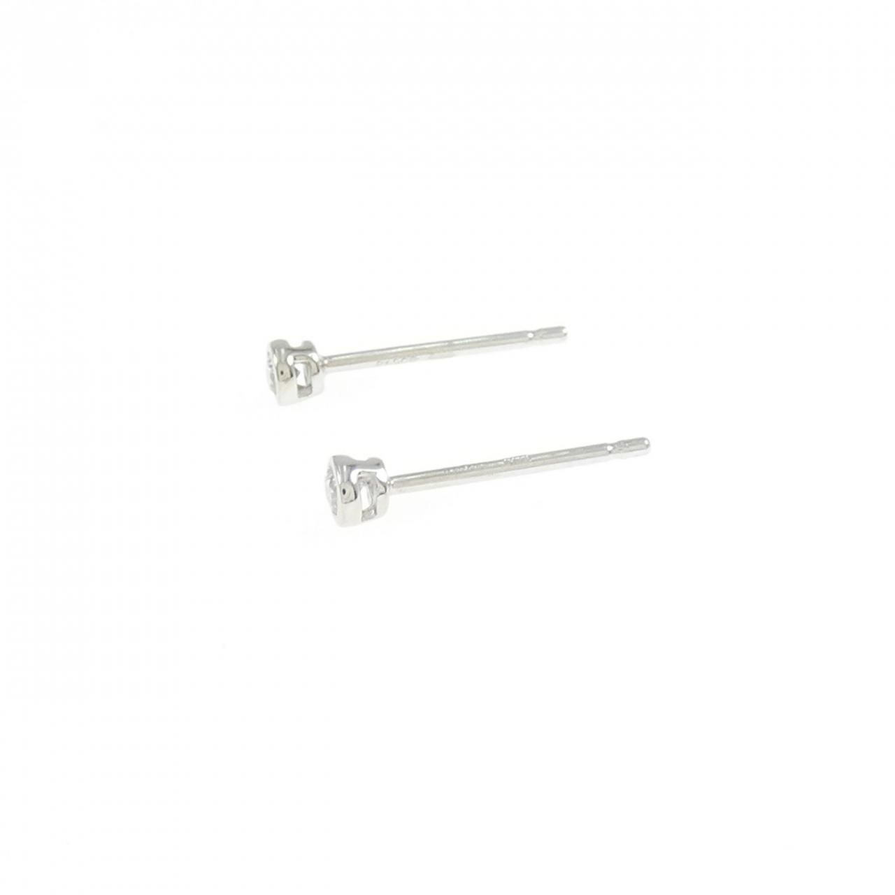 PT 900 ダイヤモンド ピアス 0.050 CT